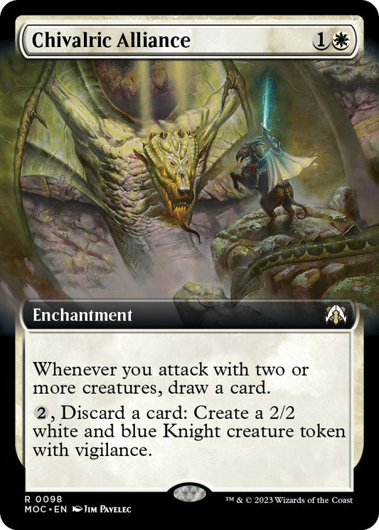 Image for Chivalric Alliance (Extended Art) (98) (Commander: March of the Machine) - Magic: The Gathering