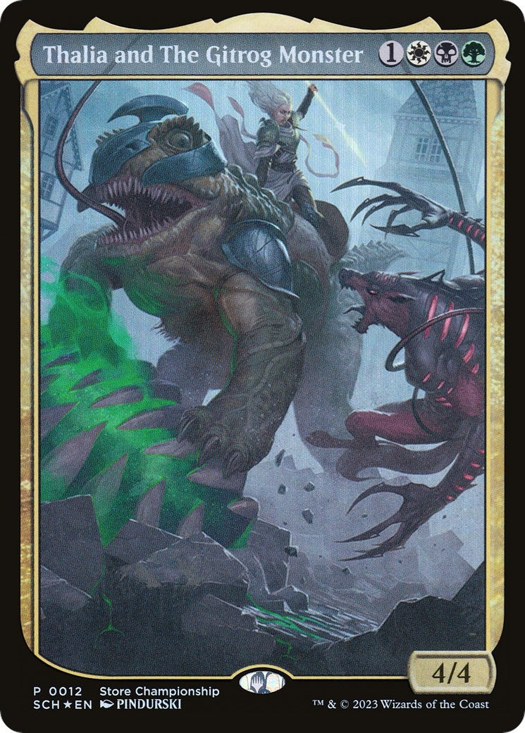 Image for Thalia and The Gitrog Monster (12) (Game Day & Store Championship Promos) - Magic: The Gathering