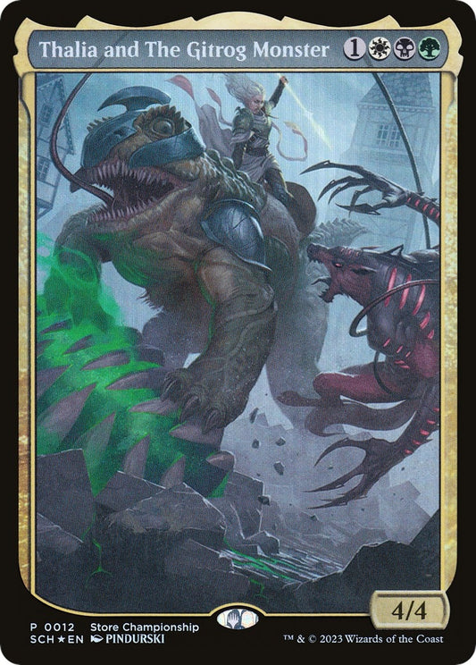 Image for Thalia and The Gitrog Monster (12) (Game Day & Store Championship Promos) - Magic: The Gathering