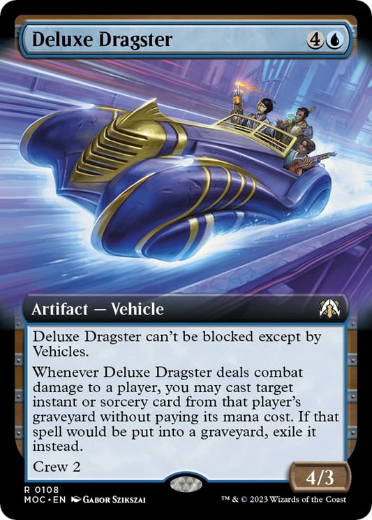Image for Deluxe Dragster (Extended Art) (108) (Commander: March of the Machine) - Magic: The Gathering