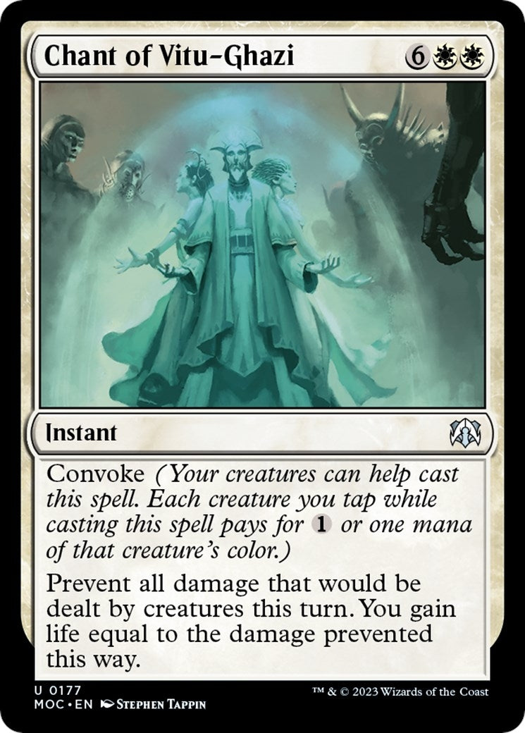Image for Chant of Vitu-Ghazi (177) (Commander: March of the Machine) - Magic: The Gathering