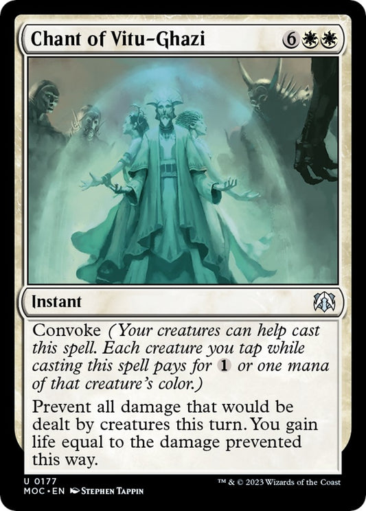 Image for Chant of Vitu-Ghazi (177) (Commander: March of the Machine) - Magic: The Gathering