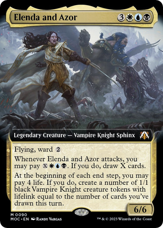 Image for Elenda and Azor (Extended Art) (90) (Commander: March of the Machine) - Magic: The Gathering
