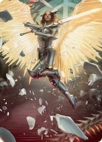 Image for Archangel Elspeth Art Card (1) (Art Series: March of the Machine) - Magic: The Gathering