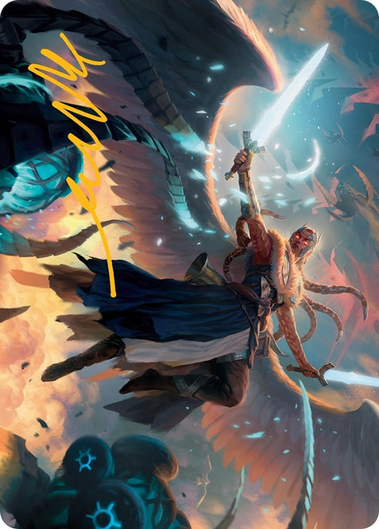 Image for Boon-Bringer Valkyrie Art Card (Gold-Stamped Signature) (2) (Art Series: March of the Machine) - Magic: The Gathering