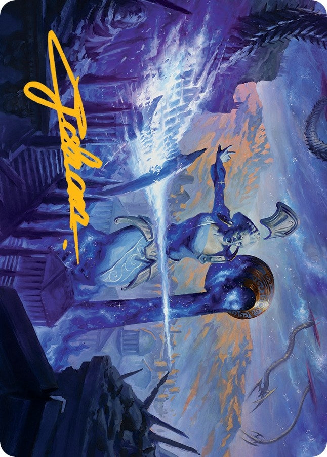 Image for Ephara, Ever-Sheltering Art Card (Gold-Stamped Signature) (8) (Art Series: March of the Machine) - Magic: The Gathering