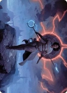 Image for Rona, Herald of Invasion Art Card (16) (Art Series: March of the Machine) - Magic: The Gathering