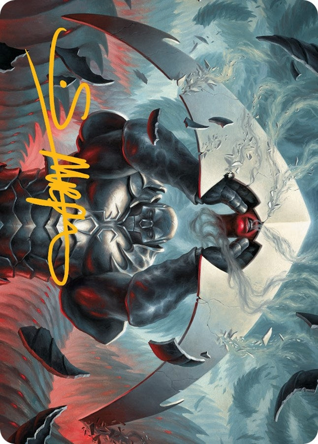 Image for Mirrodin Avenged Art Card (Gold-Stamped Signature) (26) (Art Series: March of the Machine) - Magic: The Gathering