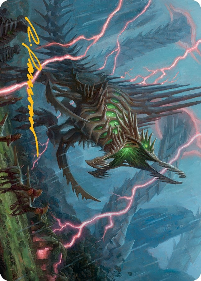 Image for Etali, Primal Sickness Art Card (Gold-Stamped Signature) (32) (Art Series: March of the Machine) - Magic: The Gathering