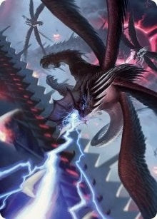 Image for Defiant Thundermaw Art Card (35) (Art Series: March of the Machine) - Magic: The Gathering