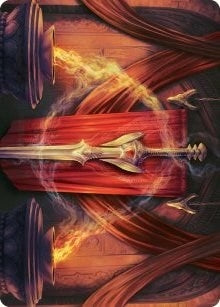 Image for Ramosian Greatsword Art Card (37) (Art Series: March of the Machine) - Magic: The Gathering