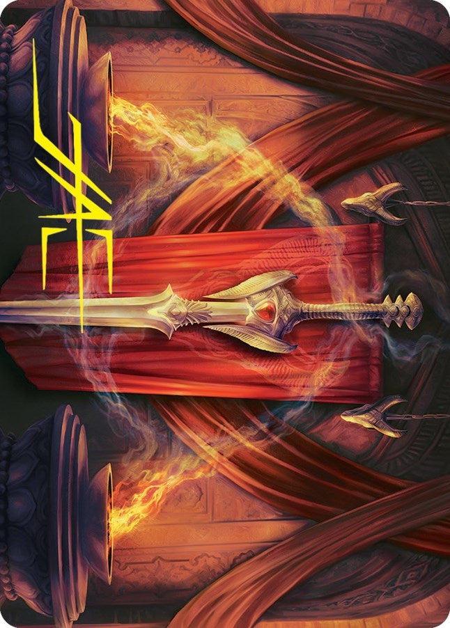 Image for Ramosian Greatsword Art Card (Gold-Stamped Signature) (37) (Art Series: March of the Machine) - Magic: The Gathering