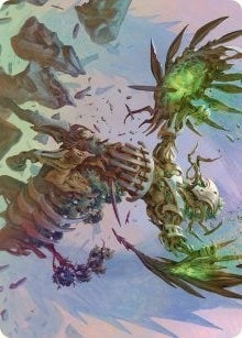 Image for Botanical Brawler Art Card (43) (Art Series: March of the Machine) - Magic: The Gathering