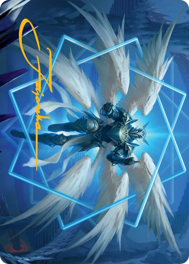 Image for Vertex Paladin Art Card (Gold-Stamped Signature) (48) (Art Series: March of the Machine) - Magic: The Gathering