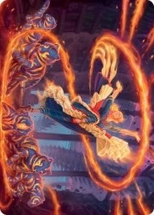 Image for Joyful Stormsculptor Art Card (49) (Art Series: March of the Machine) - Magic: The Gathering