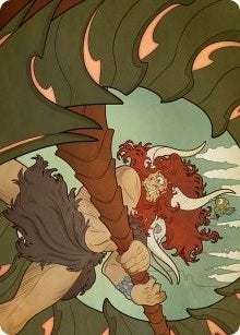 Image for Borborygmos and Fblthp Art Card (57/81) (57) (Art Series: March of the Machine) - Magic: The Gathering