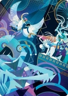 Image for Errant and Giada Art Card (59) (Art Series: March of the Machine) - Magic: The Gathering