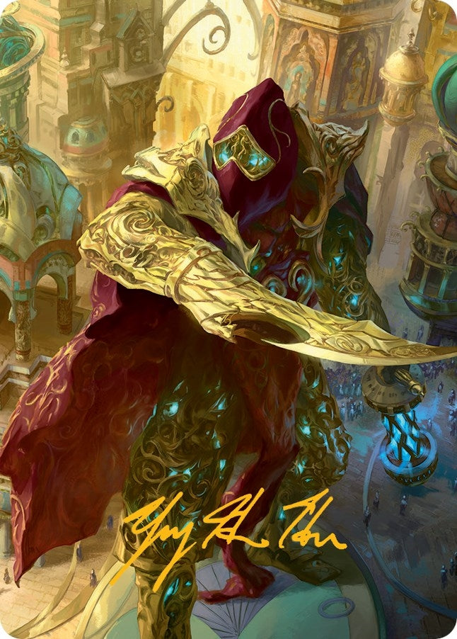 Image for Baral, Chief of Compliance Art Card (Gold-Stamped Signature) (68) (Art Series: March of the Machine) - Magic: The Gathering