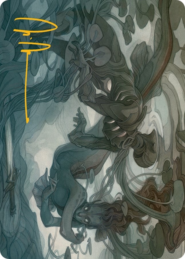Image for Emry, Lurker of the Loch Art Card (Gold-Stamped Signature) (69) (Art Series: March of the Machine) - Magic: The Gathering