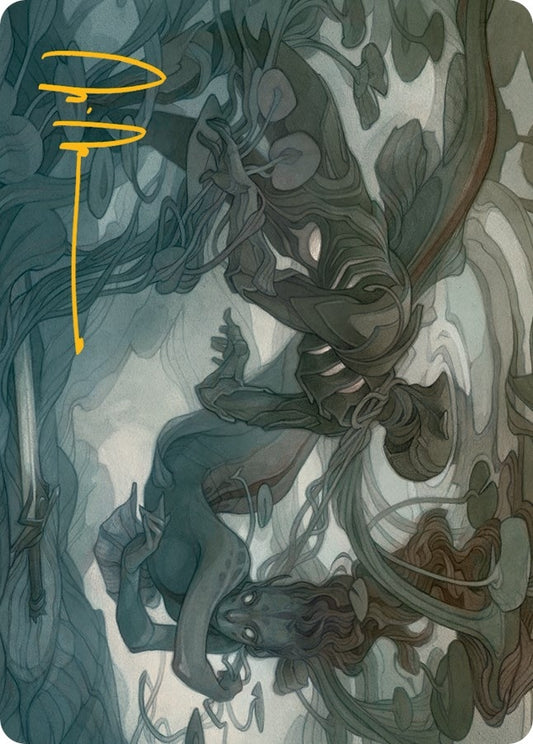 Image for Emry, Lurker of the Loch Art Card (Gold-Stamped Signature) (69) (Art Series: March of the Machine) - Magic: The Gathering