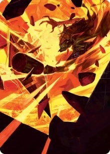 Image for Zada, Hedron Grinder Art Card (75) (Art Series: March of the Machine) - Magic: The Gathering