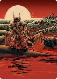 Image for Fynn, the Fangbearer Art Card (76) (Art Series: March of the Machine) - Magic: The Gathering