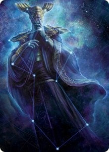 Image for Atris, Oracle of Half-Truths Art Card (78) (Art Series: March of the Machine) - Magic: The Gathering