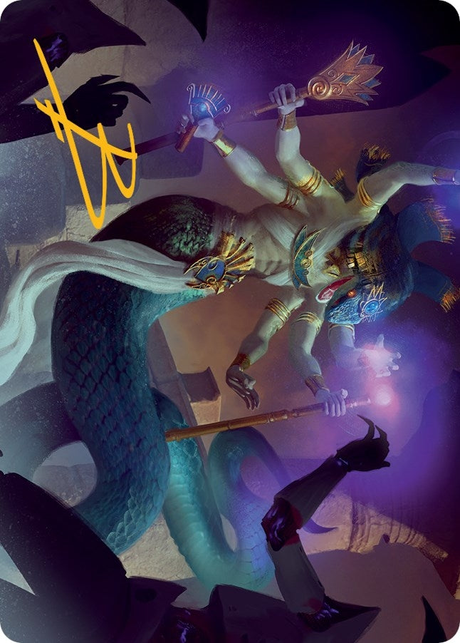 Image for Imoti, Celebrant of Bounty Art Card (Gold-Stamped Signature) (79) (Art Series: March of the Machine) - Magic: The Gathering