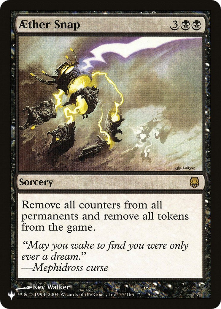 Image for Aether Snap (37/165) (The List Reprints) - Magic: The Gathering