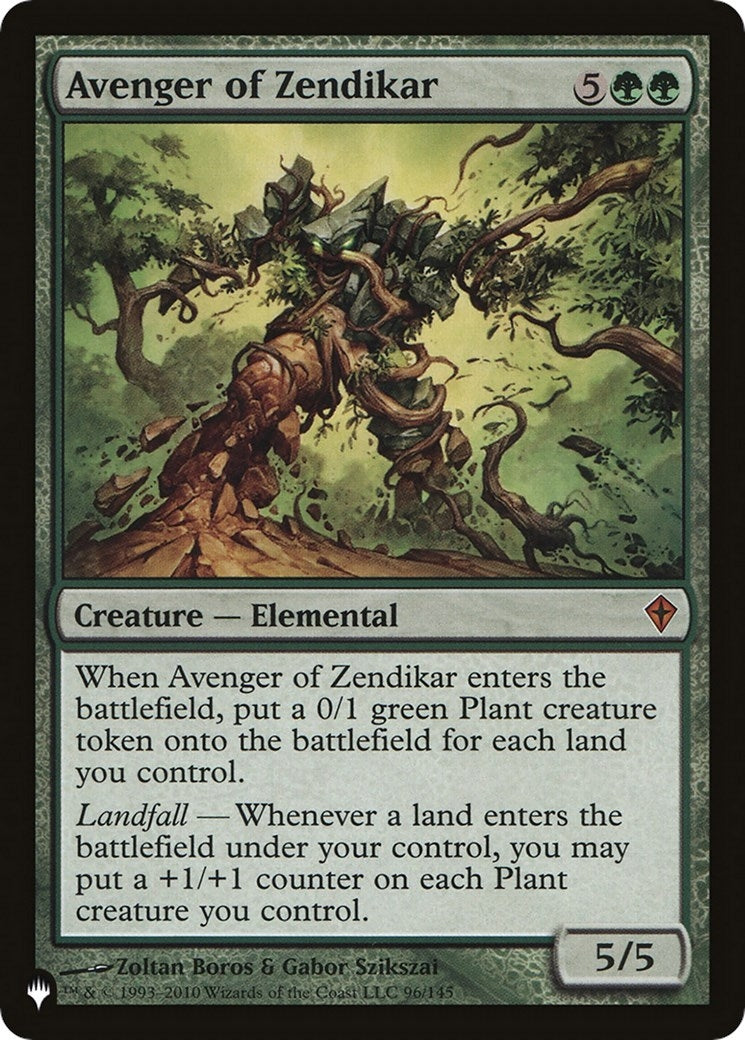 Image for Avenger of Zendikar (96/145) (The List Reprints) - Magic: The Gathering