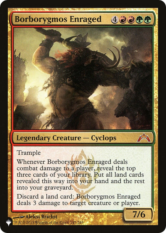 Image for Borborygmos Enraged (147/249) (The List Reprints) - Magic: The Gathering