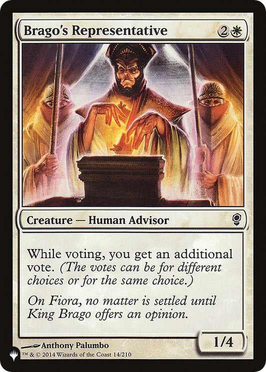 Image for Brago's Representative (14/210) (The List Reprints) - Magic: The Gathering
