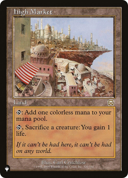 Image for High Market (320/350) (The List Reprints) - Magic: The Gathering