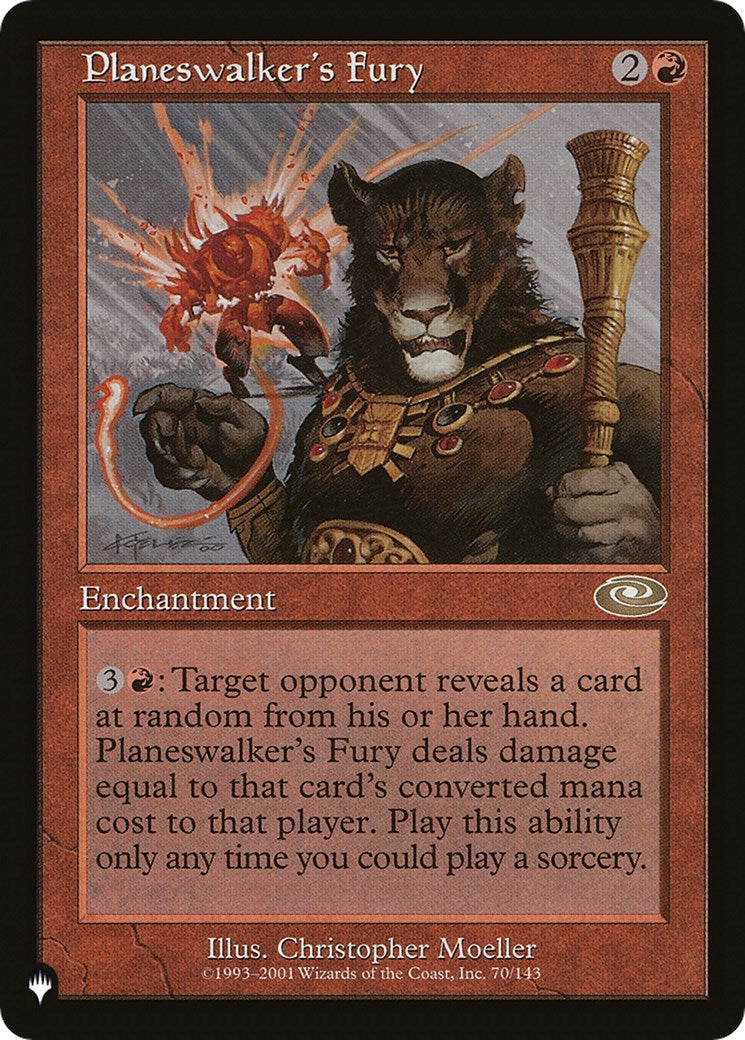 Image for Planeswalker's Fury (70/143) (The List Reprints) - Magic: The Gathering