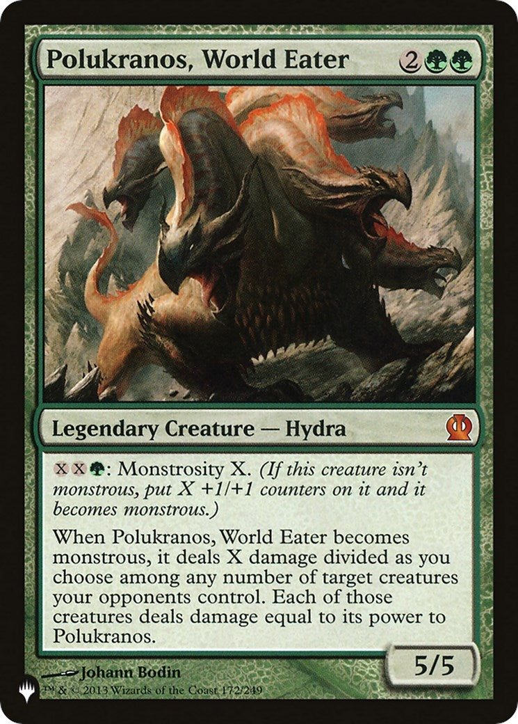 Image for Polukranos, World Eater (172/249) (The List Reprints) - Magic: The Gathering