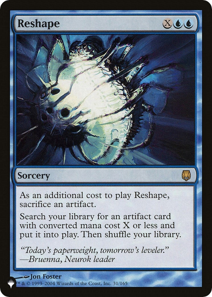 Image for Reshape (DST) (31/165) (The List Reprints) - Magic: The Gathering