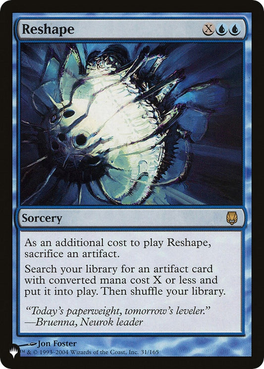 Image for Reshape (DST) (31/165) (The List Reprints) - Magic: The Gathering