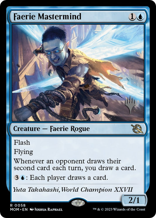 Image for Faerie Mastermind (58) (Promo Pack: March of the Machine) - Magic: The Gathering