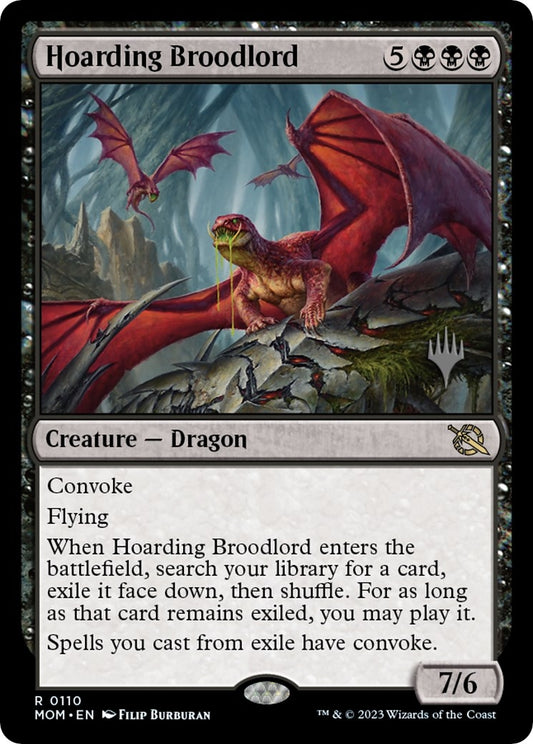 Image for Hoarding Broodlord (110) (Promo Pack: March of the Machine) - Magic: The Gathering