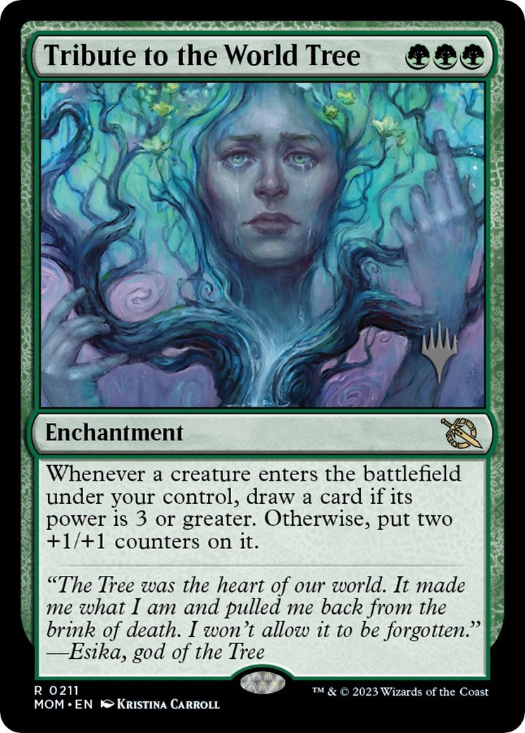 Image for Tribute to the World Tree (211) (Promo Pack: March of the Machine) - Magic: The Gathering