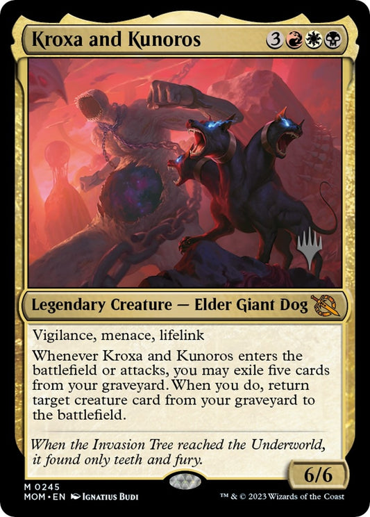 Image for Kroxa and Kunoros (245) (Promo Pack: March of the Machine) - Magic: The Gathering