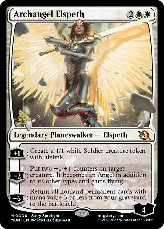 Image for Archangel Elspeth (6) (Prerelease Cards) - Magic: The Gathering