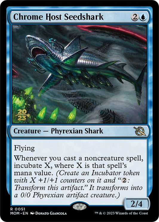 Image for Chrome Host Seedshark (51) (Prerelease Cards) - Magic: The Gathering