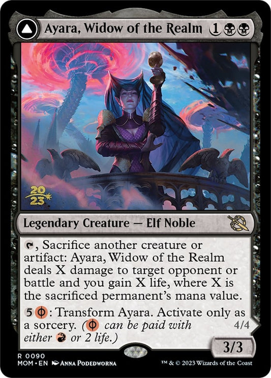 Image for Ayara, Widow of the Realm (90) (Prerelease Cards) - Magic: The Gathering