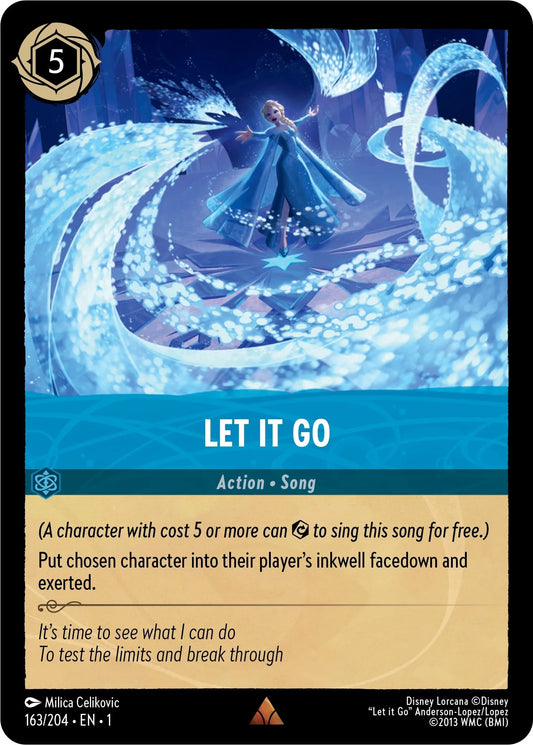 Image for Let It Go (163/204) (The First Chapter) - Disney Lorcana