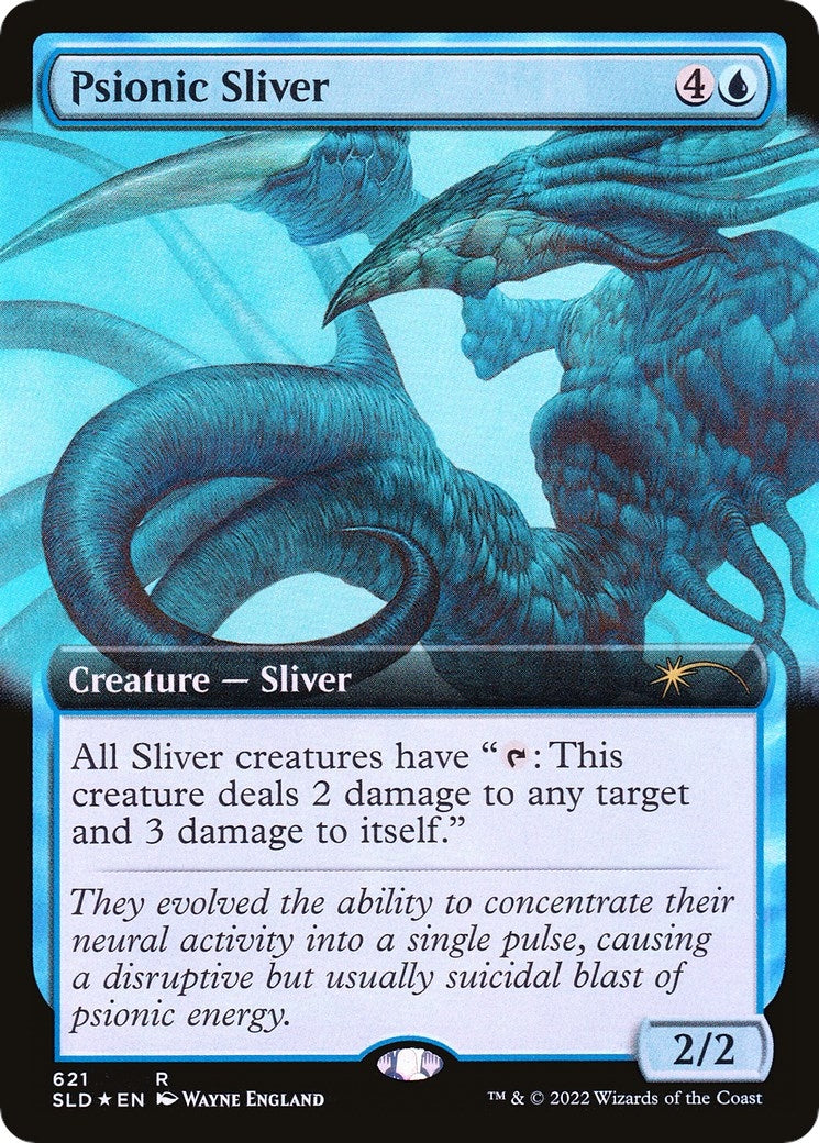 Image for Psionic Sliver (Extended Art) (621) (Secret Lair Drop Series) - Magic: The Gathering
