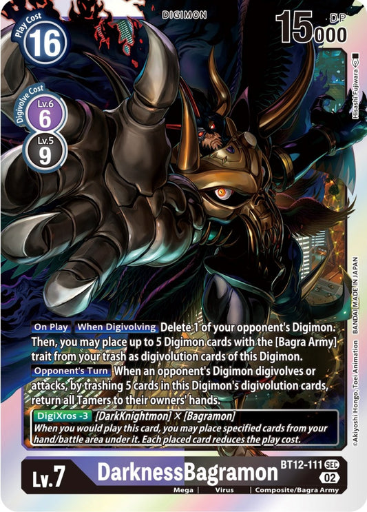 Image for DarknessBagramon (BT12-111 SEC) (Across Time) - Digimon Card Game