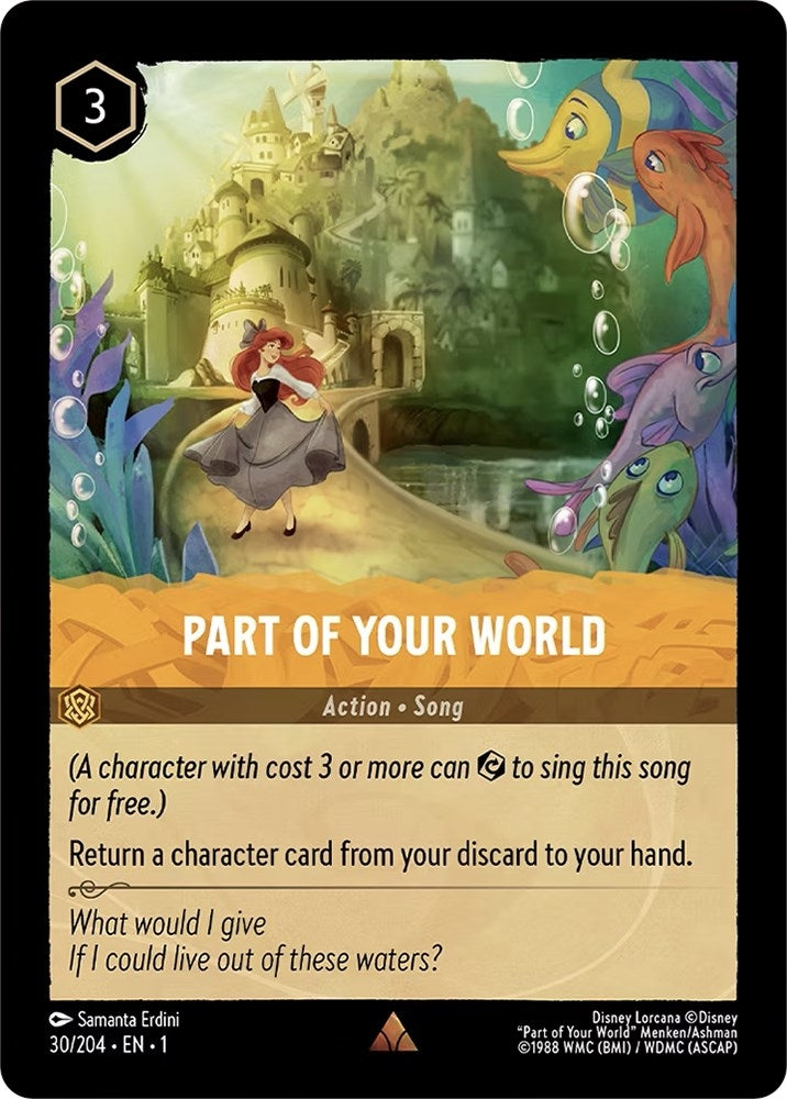Image for Part of Your World (30/204) (The First Chapter) - Disney Lorcana