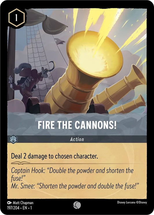 Image for Fire the Cannons! (197/204) (The First Chapter) - Disney Lorcana
