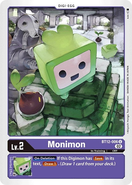 Image for Monimon (BT12-006 U) (Across Time) - Digimon Card Game